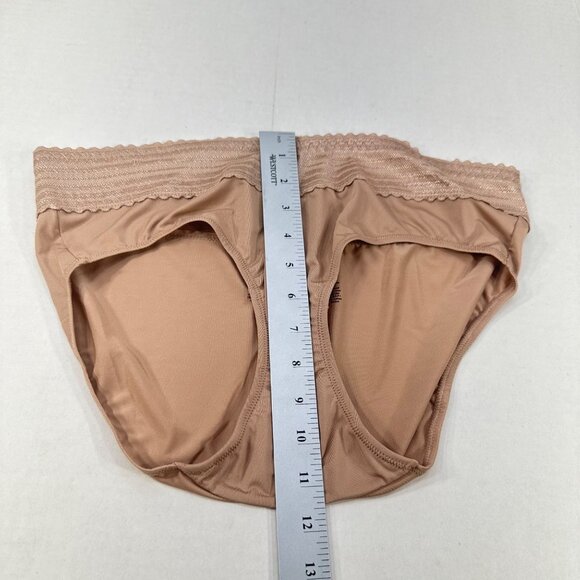 Warners Women's Size XL 8 Panty Hipster Lace Waistband Beige New Without Tags - Picture 5 of 6